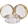 .265" Mesh Testing Sieve, 8" Dia., 1" Depth (Half), Brass Frame, SS Wire Cloth