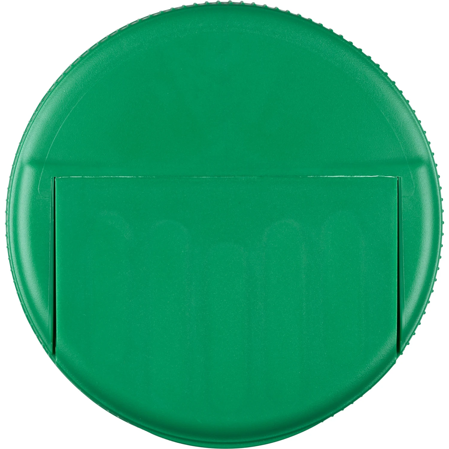 1/2 Gallon (65 Oz.) Wide Mouth Glass Jar W/ Green Slotted Flapper Cap, 5 Slots, Unlined, 110mm 110-400 - Image 8