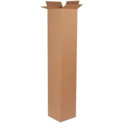 12" X 12" X 72" Tall Corrugated Box, Single Wall, 200#/ECT-32