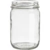 12 Oz. Clear Glass Mayo Jar, 70mm 70-2030, 12/cs