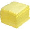 15" X 18" Heavy-Weight Hazmat Absorbent Pads, Sonic Bonded, Yellow (100 Pads/bag)