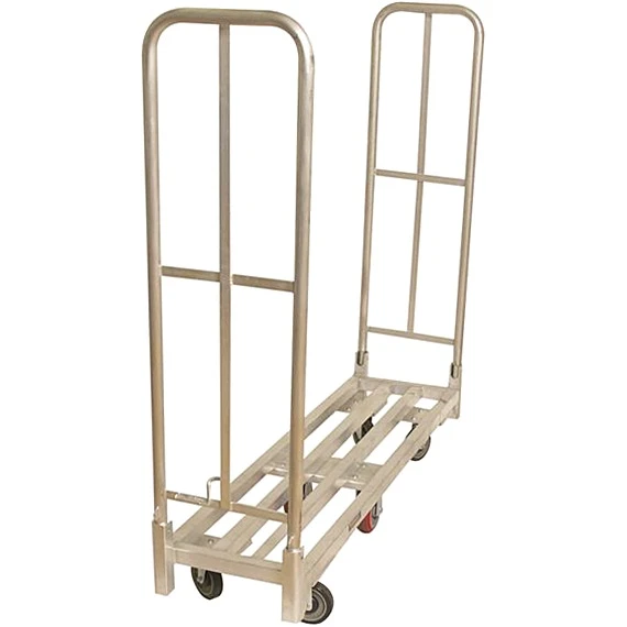 Wesco 16" X 60" Aluminum U-Boat W/Folding Handles, 1,750 Lb. Capacity