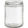 16 Oz. Clear Glass Straight Sided "Salsa" Jar, 82mm 82-2040, 12/cs