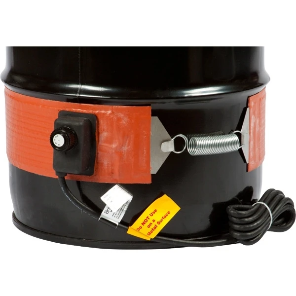 15 Gallon BriskHeat® Heavy-Duty Drum Heater Band For Steel Drums, Adj. Thermostat, Up To 425° F, 120v, 700w - Image 3