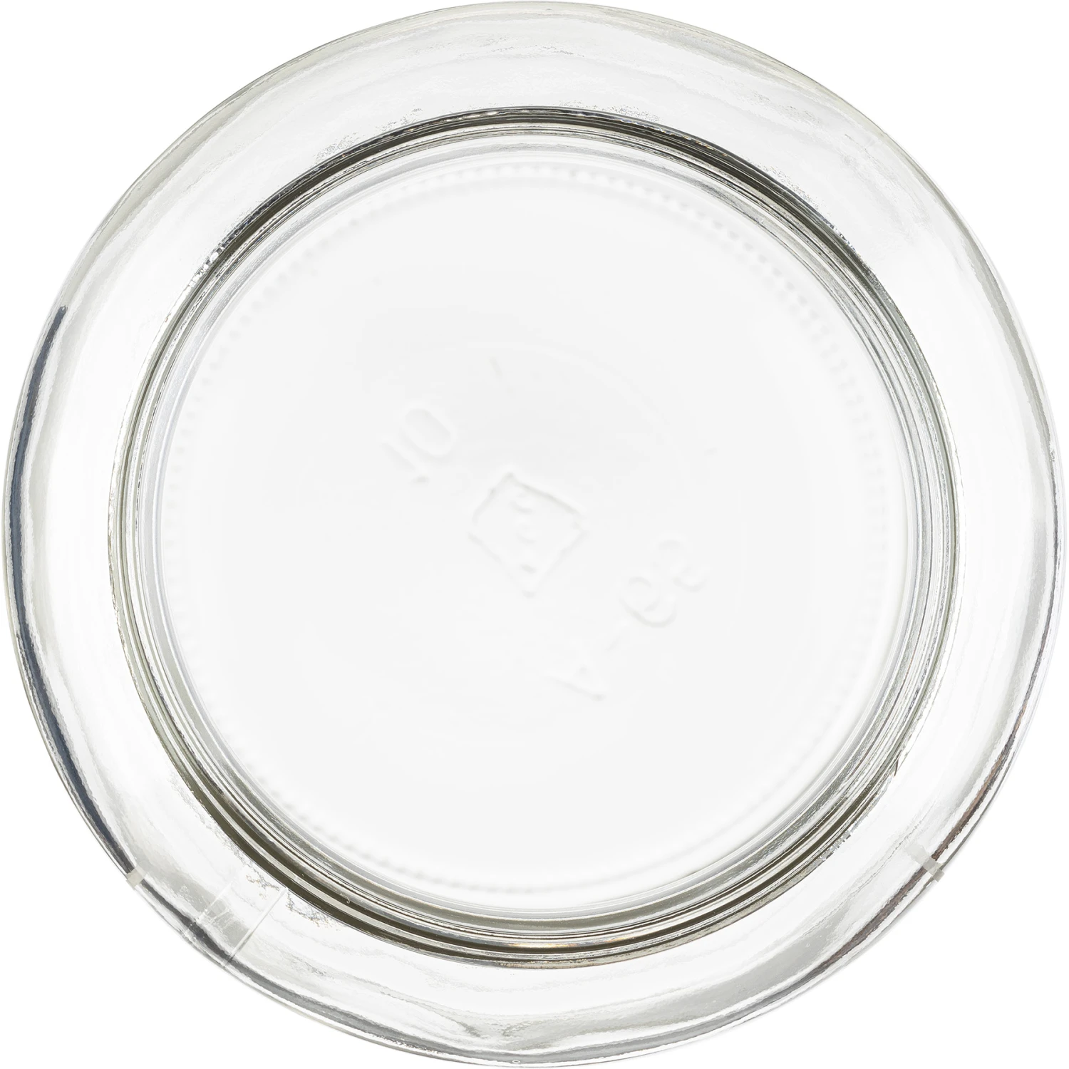 1/2 Gallon (65 Oz.) Wide Mouth Glass Jar, 110mm 110-405, 6/cs - Image 2