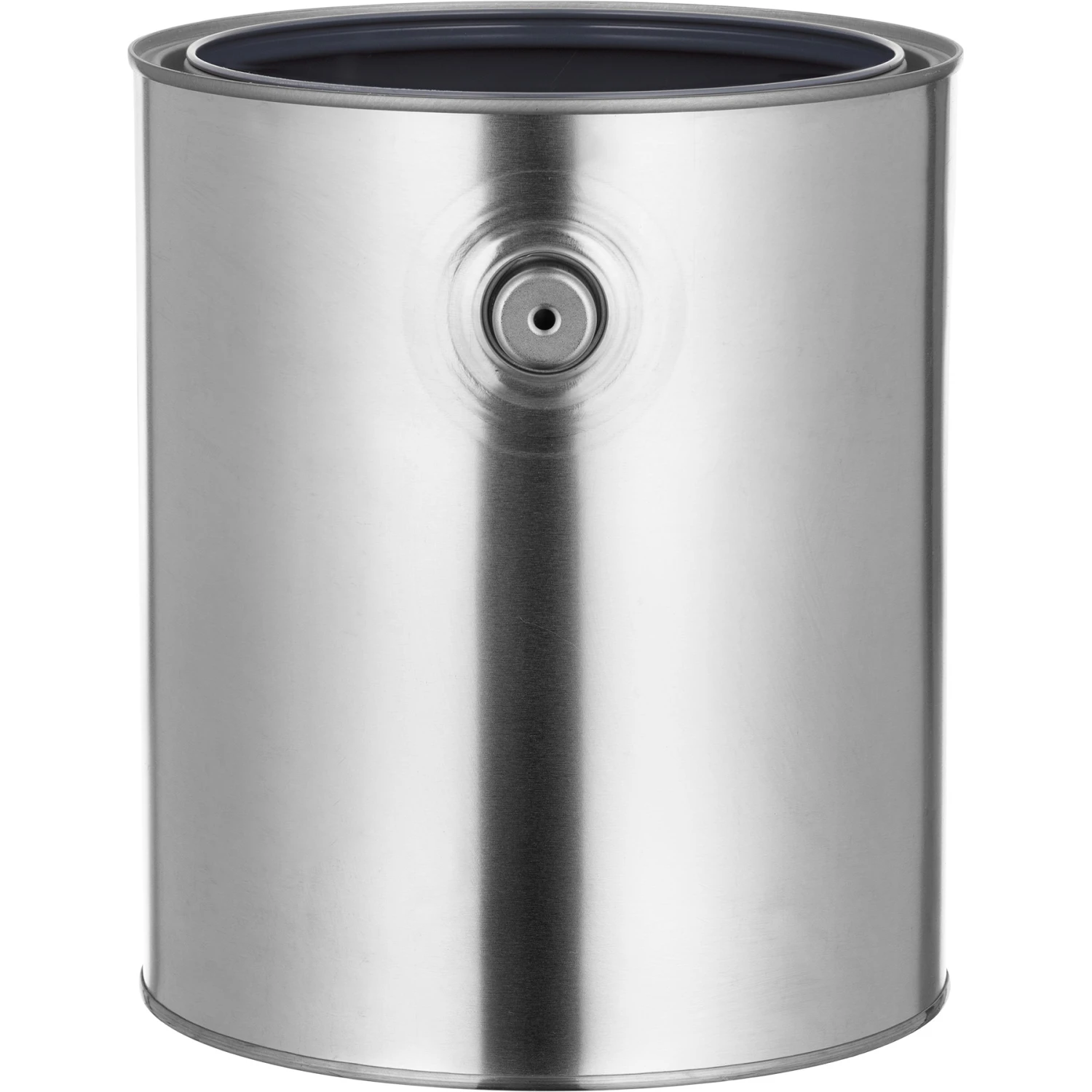 1 Gallon Metal Paint Can With Ears, Gray Epoxy Phenolic Lined, 7.688" H (Bulk Pack) - Image 2