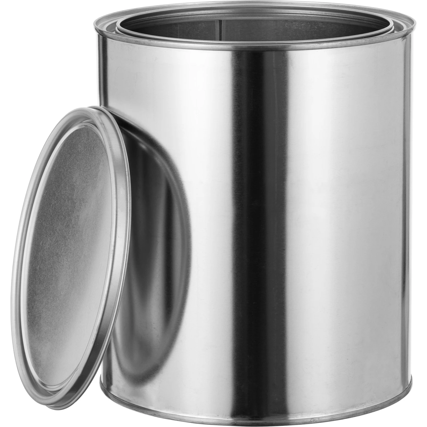 1 Gallon Metal Paint Can With Lid, Unlined, 7.688" H (Case Pack)
