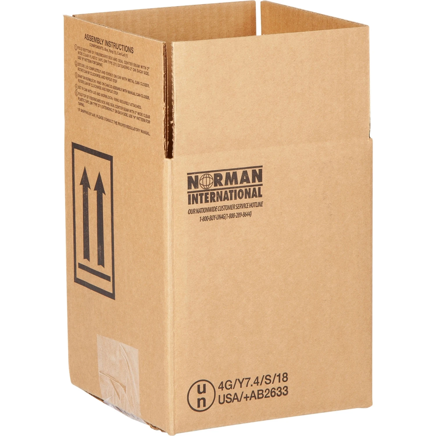 1 X 1 Gallon Paint Can Hazmat UN 4G Shipping Box, 275# - Image 2