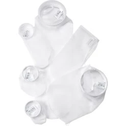 Size #3, 45 Micron - Nylon Monofilament Mesh Liquid Filter Bag, Galvanized Steel Ring, Handle (NMO45P3SH-A)