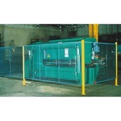 Line Post For Wire Mesh Partition Panels, 2" X 2" X 68"