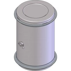 60 Gallon Stainless Steel Wine Barrel W/2 Tri-Clover