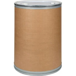 55 Gallon Liquid-Pak Fiber Drum, PE Lined, Plastic Cover, 2" & 3/4" Fittings, 600 Lb. Capacity