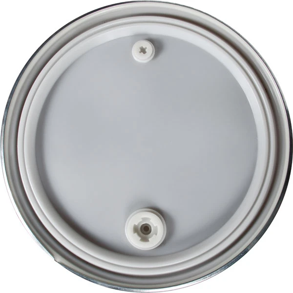 55 Gallon Liquid-Pak Fiber Drum, PE Lined, Plastic Cover, 2" & 3/4" Fittings, 600 Lb. Capacity - Image 2