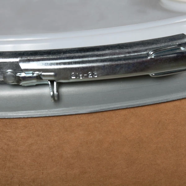 55 Gallon Liquid-Pak Fiber Drum, PE Lined, Plastic Cover, 2" & 3/4" Fittings, 600 Lb. Capacity - Image 3