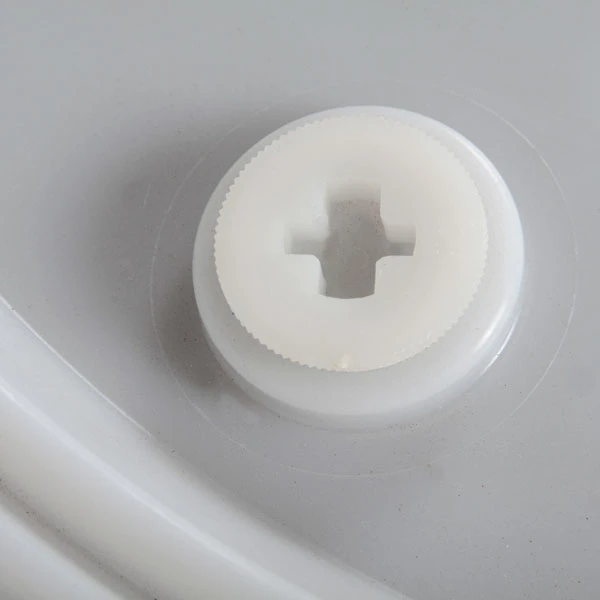 55 Gallon Liquid-Pak Fiber Drum, PE Lined, Plastic Cover, 2" & 3/4" Fittings, 600 Lb. Capacity - Image 5