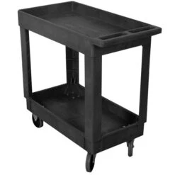 Wesco 16" X 30" Plastic Service Cart, 500 Lb. Capacity