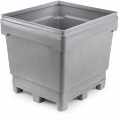 207 Gallon Gray Heavy Duty Bin, 4-Way Removable Socket Base, MonsterCombo® 2933