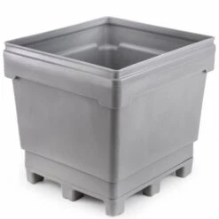 207 Gallon Gray Heavy Duty Bin, 4-Way Replaceable Base, MonsterCombo® 2933