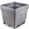 229 Gallon Gray Heavy Duty Bin, 4-Way Rotatable Base, MonsterCombo® 2936