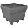 273 Gallon Gray Heavy Duty Bin, 4-Way Replaceable Base, ArmorBin® 3042