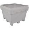385 Gallon Natural Heavy Duty Bin, 4-Way Replaceable Base, ArmorBin® 3059