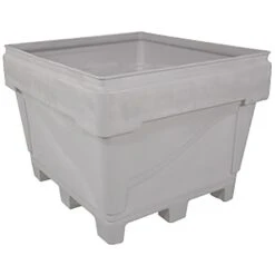385 Gallon Natural Heavy Duty Bin, 4-Way Replaceable Base, ArmorBin® 3059