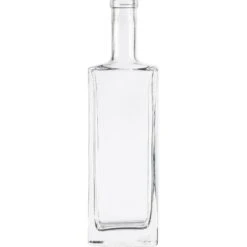 750 Ml Clear Glass Liberty Liquor Bottle, Bar Top, 12/cs