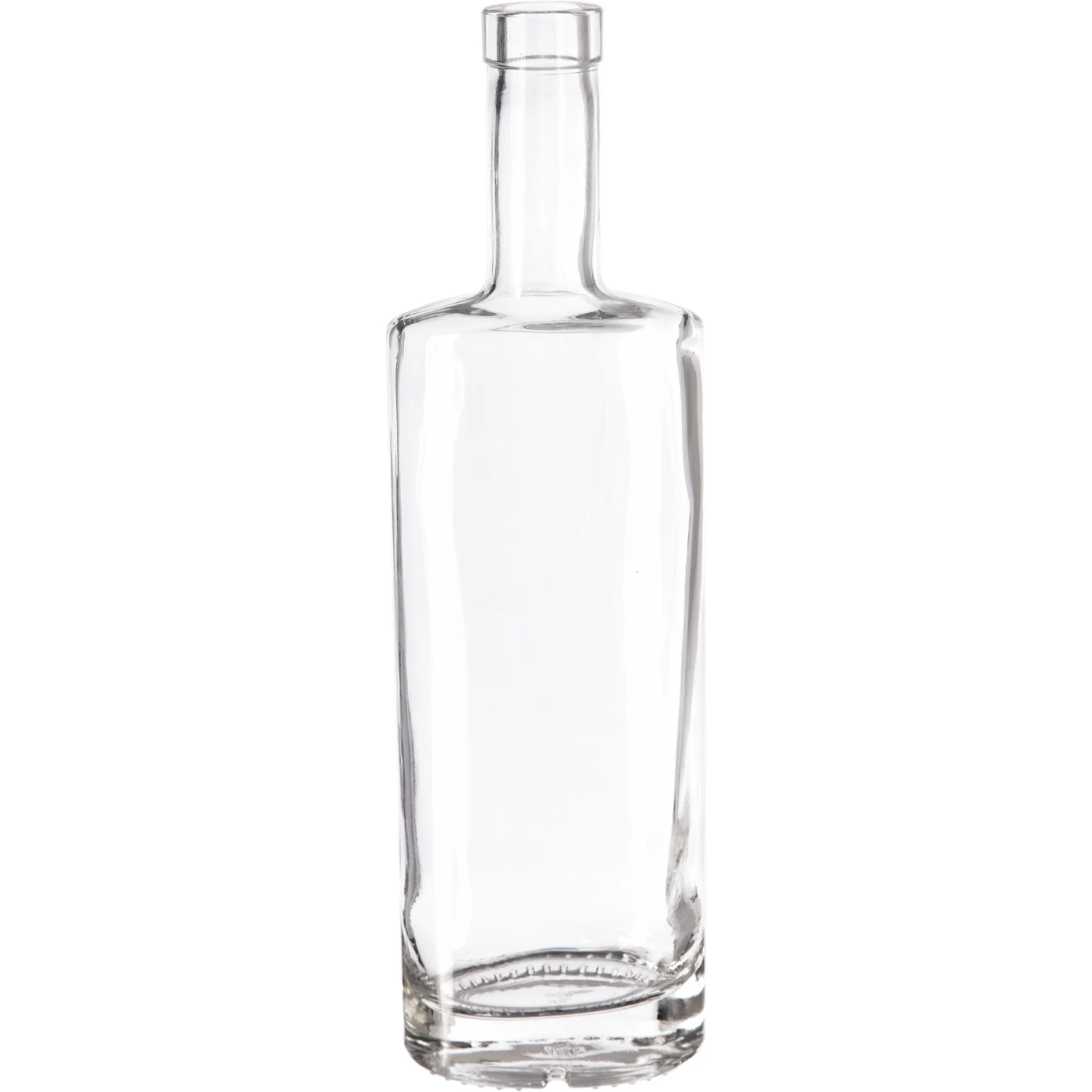 750 Ml Clear Glass St. Louis Liquor Bottle, Bar Top, 12/cs