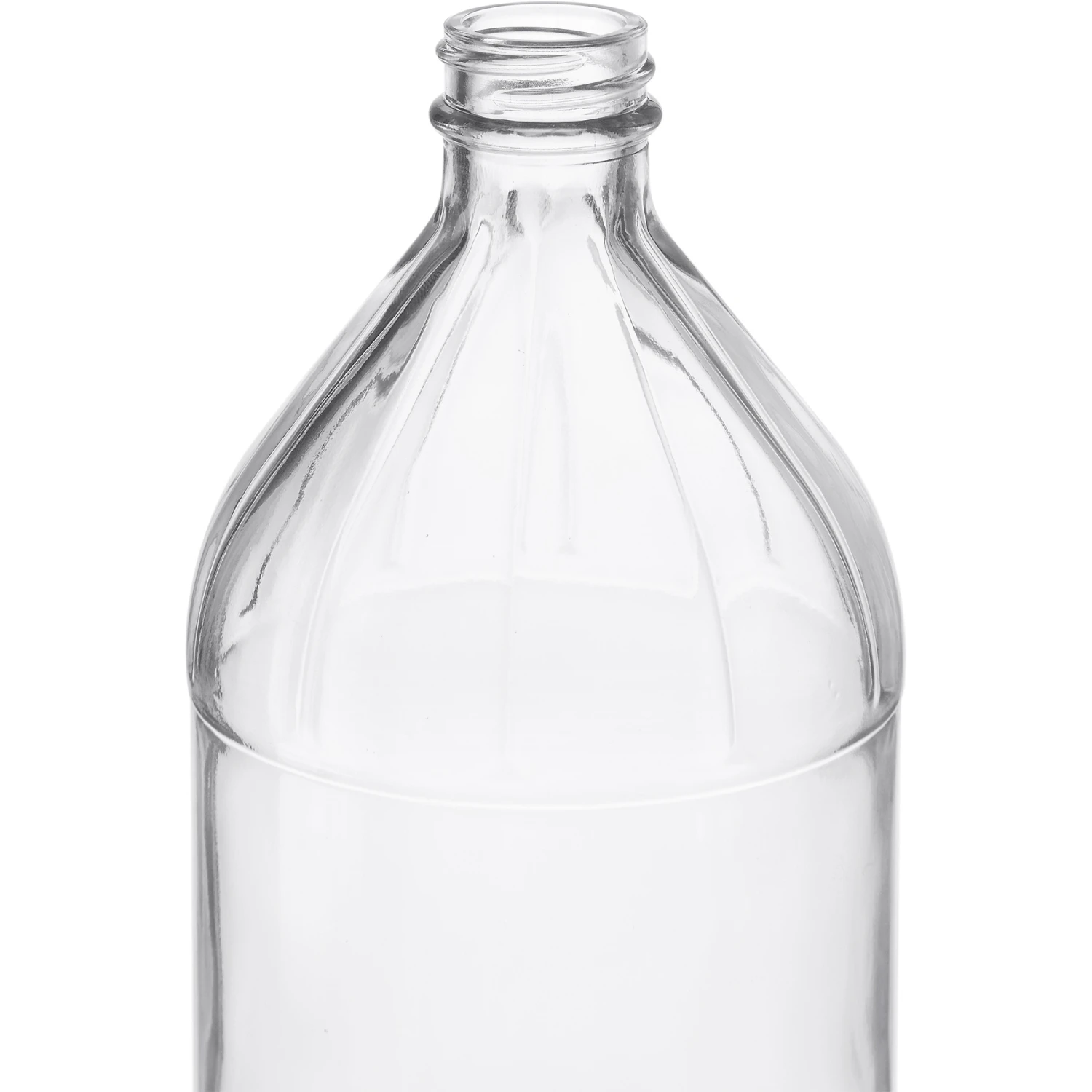 32 Oz. Clear Glass Vinegar Bottle, 28mm 28-405, 12/cs - Image 3