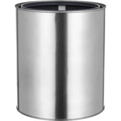 1 Gallon Metal Paint Can, Gray Epoxy Phenolic Lined, 7.688" H (Bulk Pack)