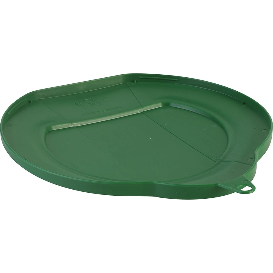 1.5 Gallon Green PP Plastic Bucket Lid - Image 2