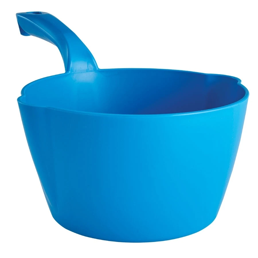 64 Oz. Blue Plastic Round Scoop