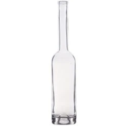 375 Ml Clear Glass Opera Wine Bottle, Mini Punt, Bar Top, 12/cs