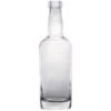 375 Ml Clear Glass Tennessee Liquor Bottle, Bar Top, 12/cs