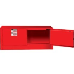 Sure-Grip® EX Piggyback Flammable Safety Cabinet,12 Gallon, S/C Doors, Red