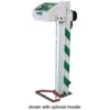 Freeze Protected Emergency Eyewash Station, Pedestal Mount, Closed ABS Bowl, Galvanized Pipe, 120v, C1D2