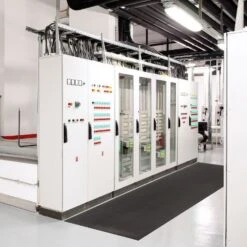 3' X 75' Black Switchboard Mat