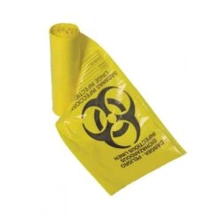 33 Gallon Yellow Liner Bags For Infectious Linens, 1.2 Mils Thick, 100/pk
