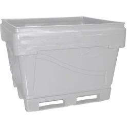 407 Gallon Natural Heavy Duty Bin, 4-Way Rollover Base, ArmorBin® 4062