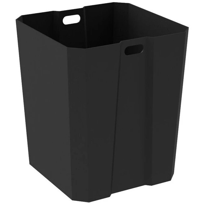 52 Gallon Brown Granite Square Slatted Trash Receptacle, 4-Way Open Lid - Image 4