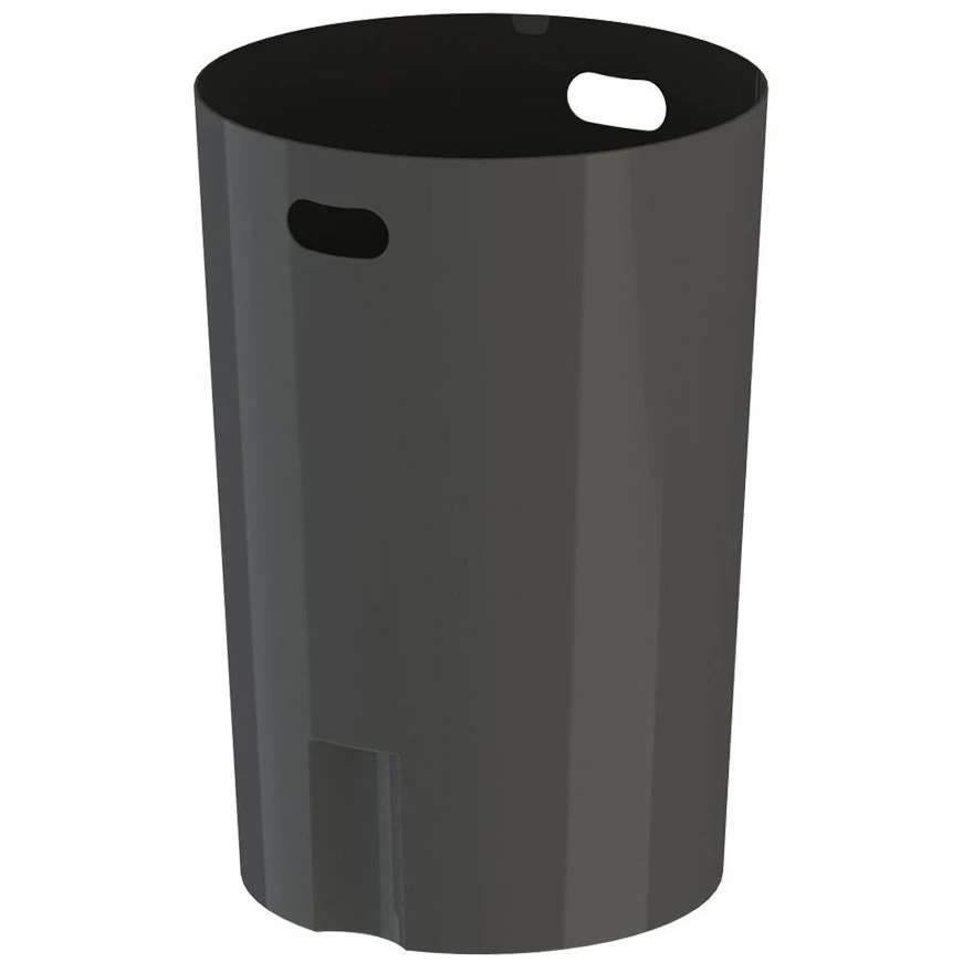 55 Gallon Dark Granite Trash Receptacle, Funnel Top Bug Barrier Lid - Image 4