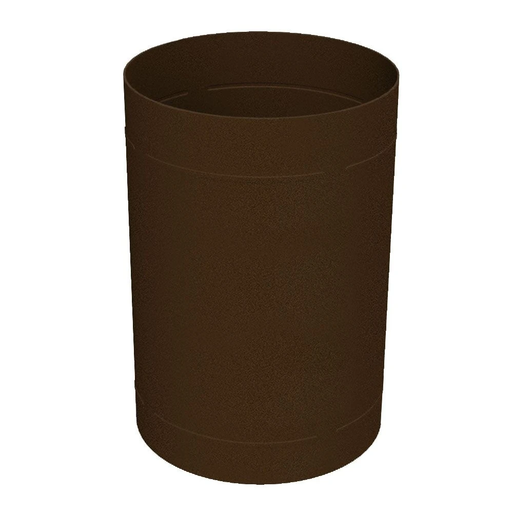 55 Gallon Brown Granite Trash Receptacle, Flat Top Bug Barrier Lid - Image 2