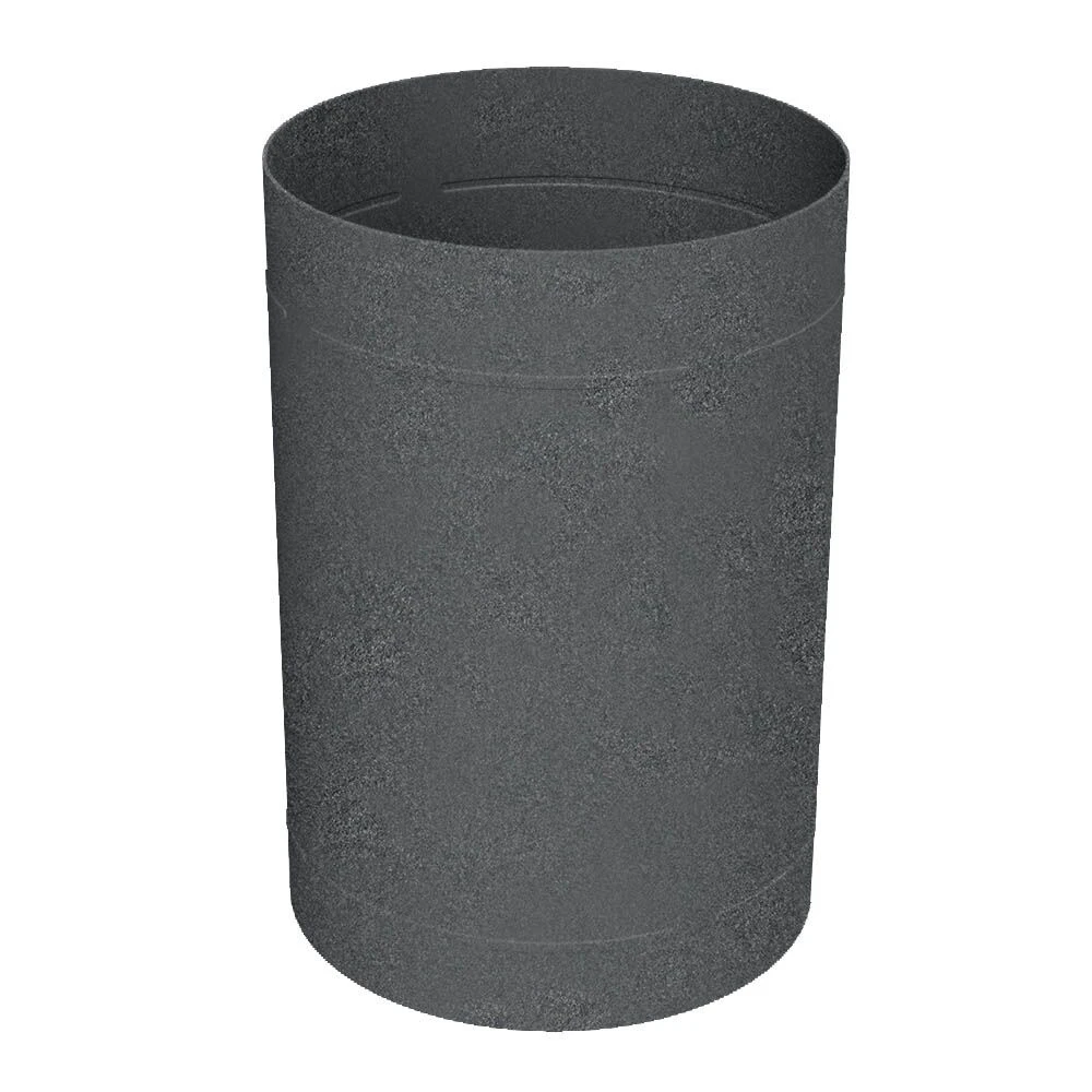 55 Gallon Dark Granite Trash Receptacle, Funnel Top Bug Barrier Lid - Image 2