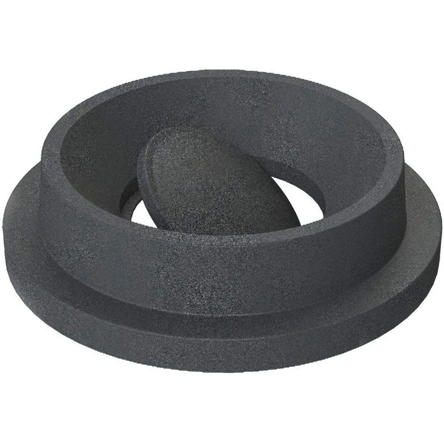 55 Gallon Dark Granite Trash Receptacle, Funnel Top Bug Barrier Lid - Image 3