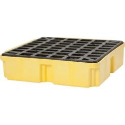 1-Drum Yellow Modular Spill Platform, No Drain