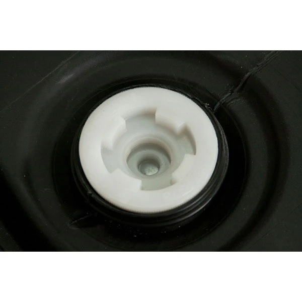55 Gallon Black Tight Head Plastic Drum, UN Rated, 2" NPS & 2" Buttress Fittings - Image 3