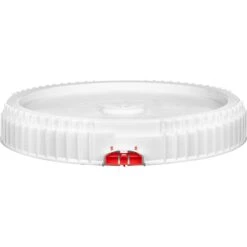12 Gallon Threaded Plastic Drum Lid, Lite Latch, UN Rated