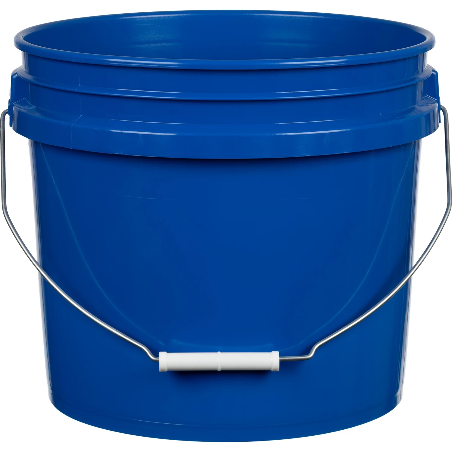 3.5 Gallon Blue Plastic Pail With Metal Handle, UN Rated (P6 Series)