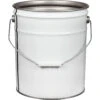 5 Gallon White Open Head Steel Pail (26/24 Gauge) UN Rated, Unlined (S2 Series)