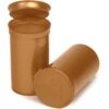 19 Dram Gold Opaque Plastic Pop Top Container, 225/cs